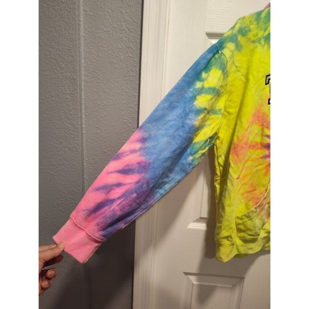 Dreamsicle Unisex Size Large Tahoe Hoodie Tie Dye Festival Casual Relaxed - Picture 5 of 7